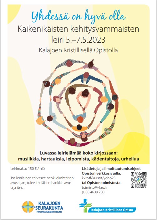 Kaikenikäisten kehitysvammaisten leiri Kehitysvammaisten leiri