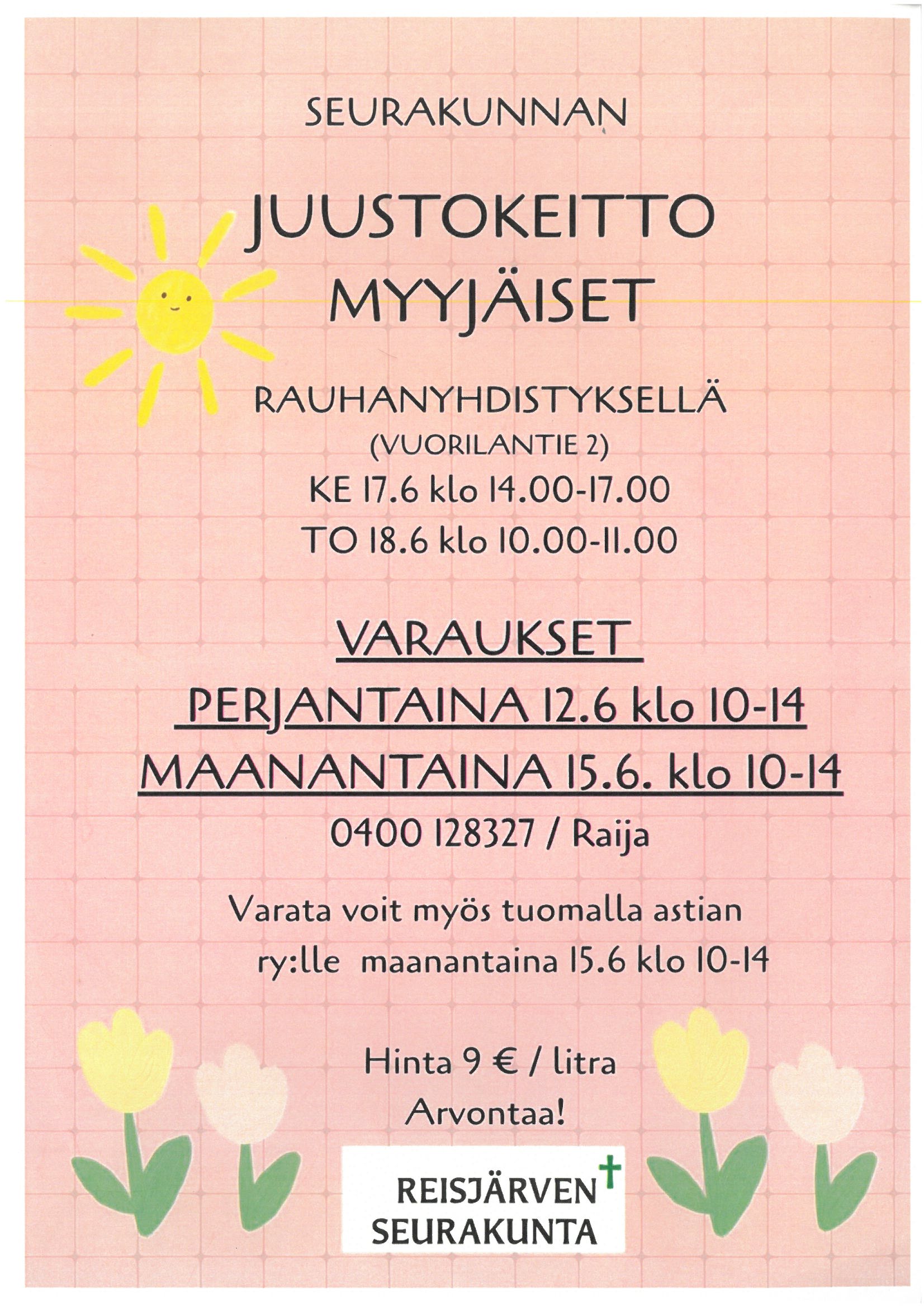 Juustokeittomyyjäiset