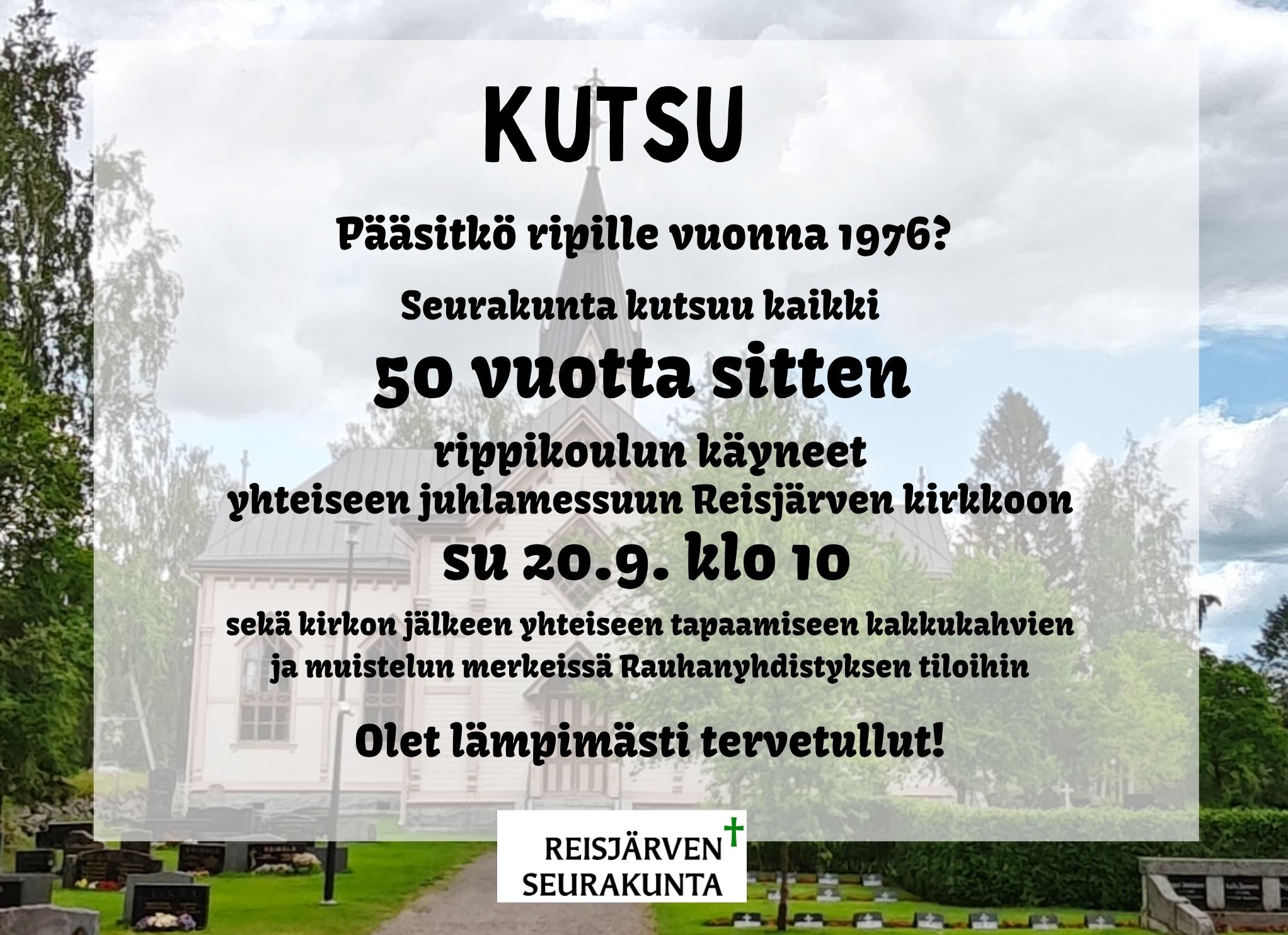 50 vuotta sitten ripille päässeet